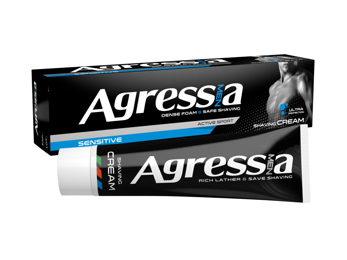 A-crema-ras-sensitive-2 AGRESSIA CREMA DE RAS TUB SENSITIVE 100 ML - imagine 1