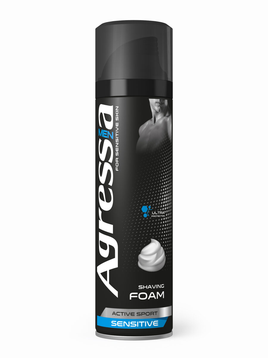 A-spuma-sensitive AGRESSIA SPUMA DE RAS SENSITIVE 200 ML - imagine 1