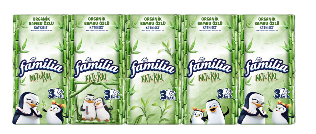 FAMILIA-NATURALMENDIL_3D_front-copy FAMILIA SERV.NAZALE 3 STR 10BUC/SET NATURAL - imagine 1