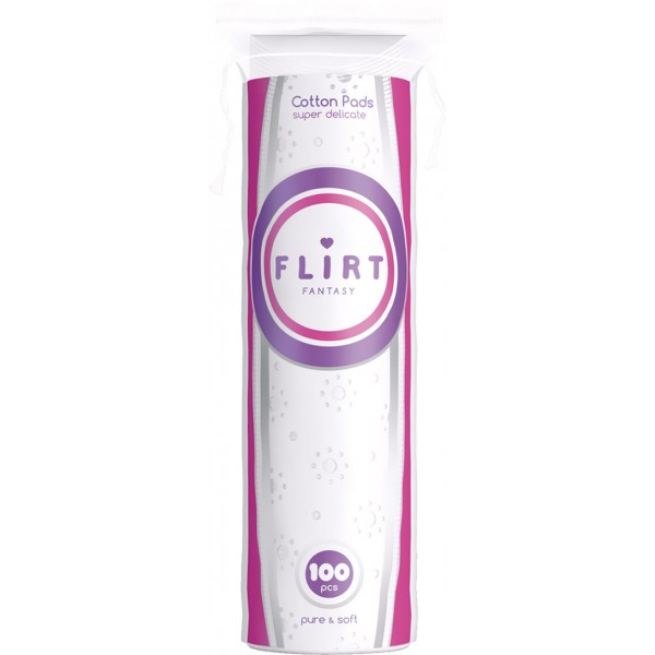 FLIRT  DISCHETE DEMACHIANTE 100 BUC/SET (24setbax) VDF012