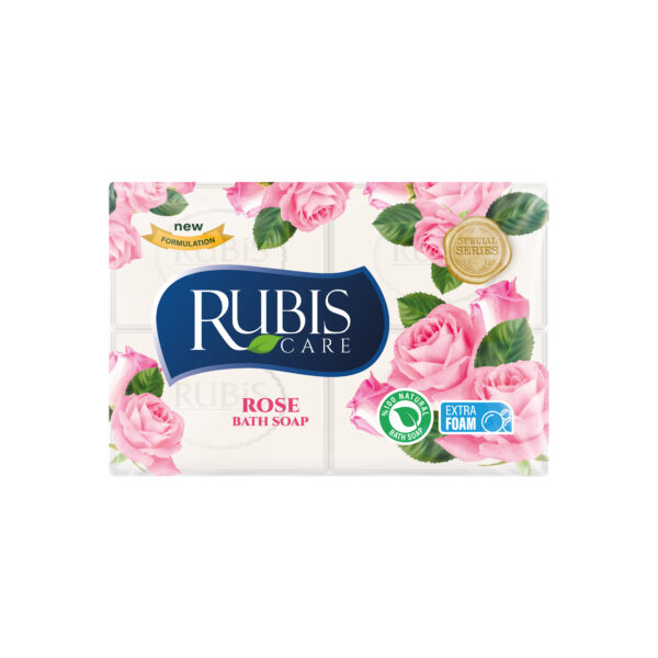 RUBIS SAPUN PARFUMAT DE BAIE 4x125g ROSE