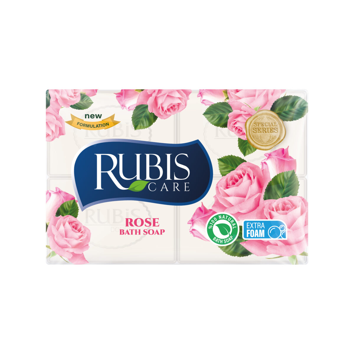 RUBIS-SAPUN-PARFUMAT-DE-BAIE-4x150gr-ROSE-C036 RUBIS SAPUN PARFUMAT DE BAIE 4x150g ROSE C036 - imagine 1