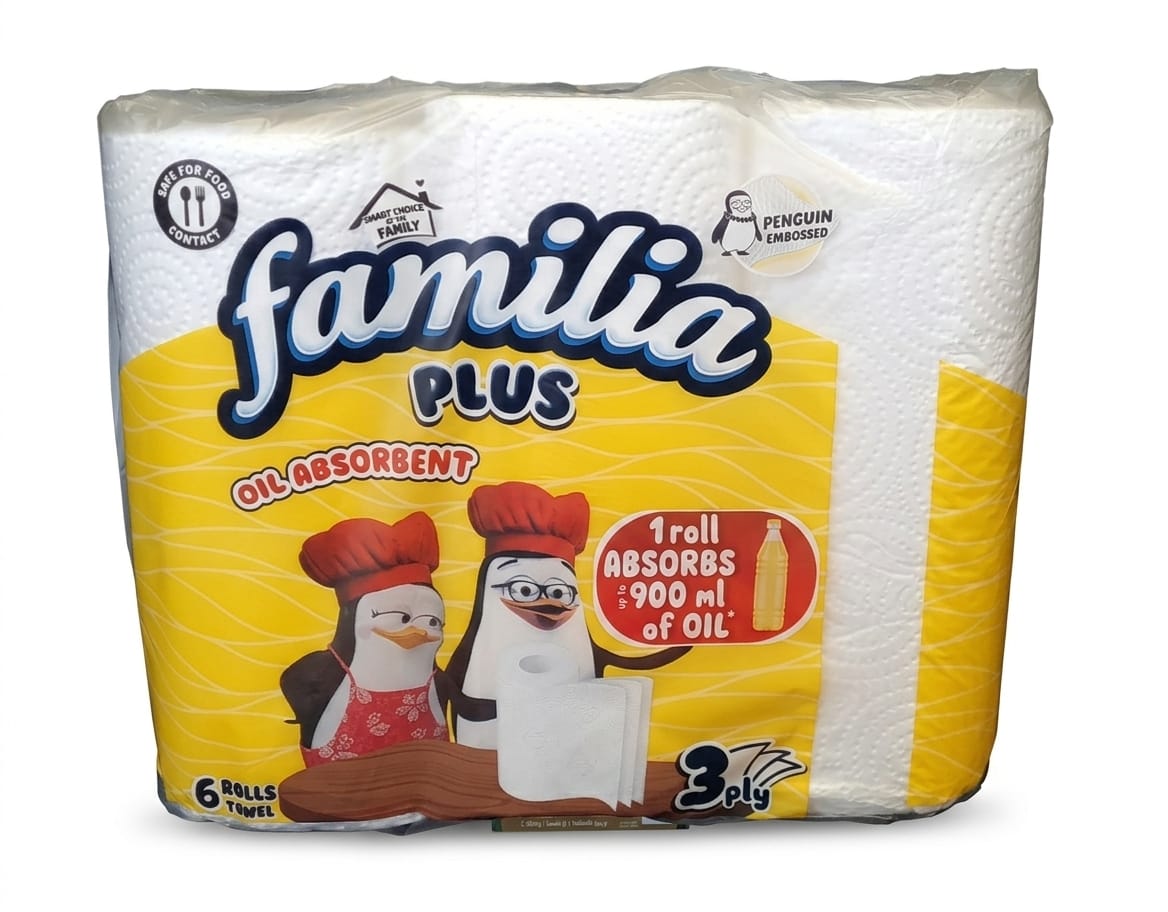 Familia-ulei FAMILIA PROSOP ABSORBANT ULEI 3 STR. 6 BUC/SET - imagine 1