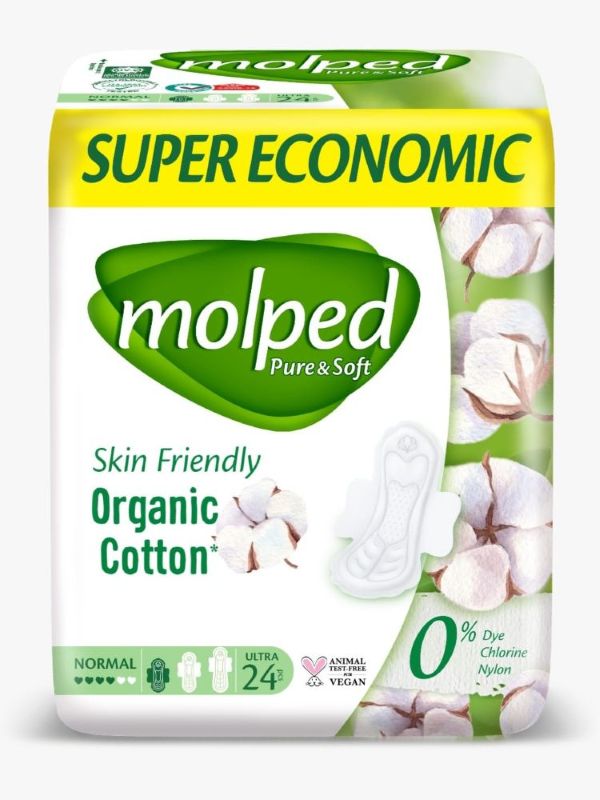 MOLPED  PURE&SOFT NORMAL  4 PIC ABSORBANTE(24BUC/SET)(16SET/BAX) 9026