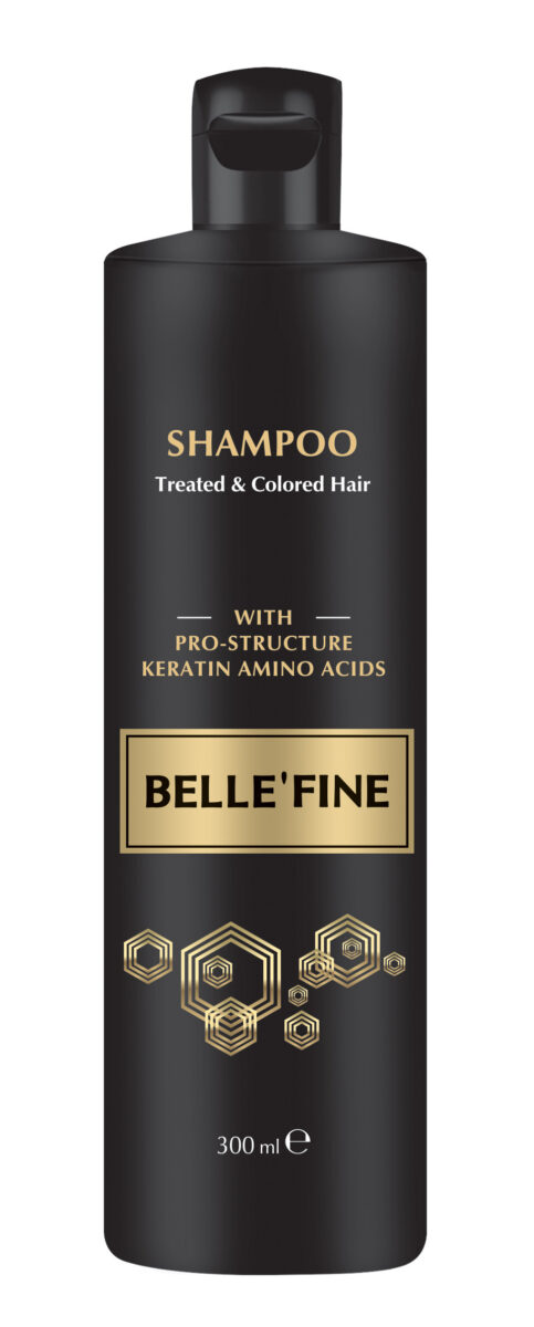 Shampoo-BELLEFINE-300ml BELLE` FINE SAMPON 300ML TREATED& COLORED - imagine 1